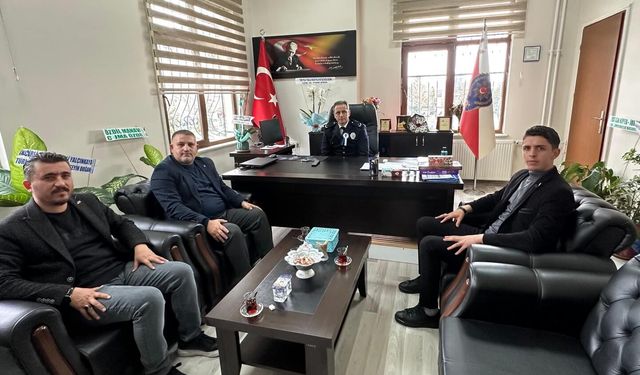 Karabulut ve Heyetinden Polis Merkezi’ne Ziyaret