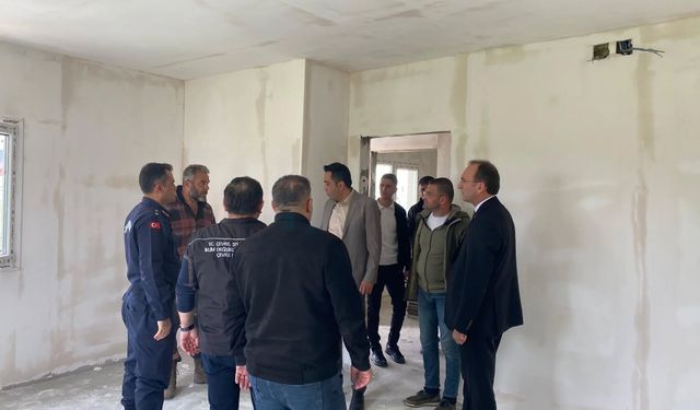 Kaymakam Sarıdoğan, Altunelma’da Kırsal Konutları İnceledi