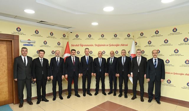 KSÜ’ye Üst Düzey Ziyaret: Eğitim ve Projeler Masaya Yatırıldı