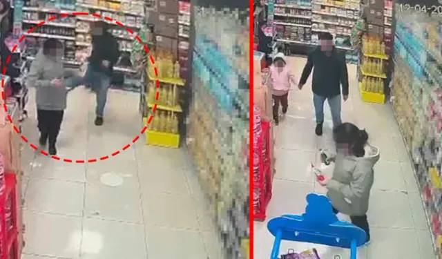 Vicdanları Sarsan Olay: Özel Gereksinimli Çocuğunu Market Ortasında Darbeden Baba