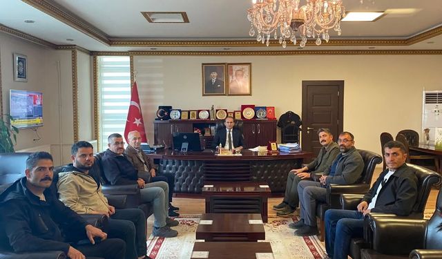 Afşin Avcılar ve Atıcılar Derneği’nden Kaymakam Sarıdoğan’a Ziyaret