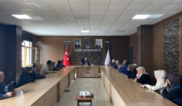 Afşin’de “Halk Günü Toplantısı” Gerçekleştirildi