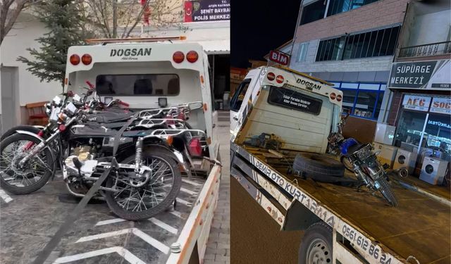 Afşin’de Motosiklet Denetimleri Sıkılaştı: Kurallara Uymayanlara Ceza Yağdı