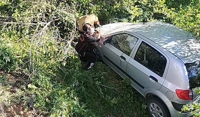 Afşin’de Otomobil Şarampole Uçtu: 4 Yaralı