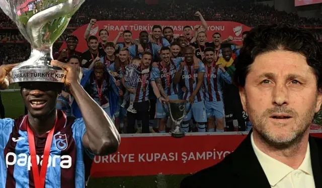 Trabzonspor'un kupa zaferi sonrası açıkladı! 'Tarihi bir dönüm noktasıydı! Takımın yarısından fazlası'