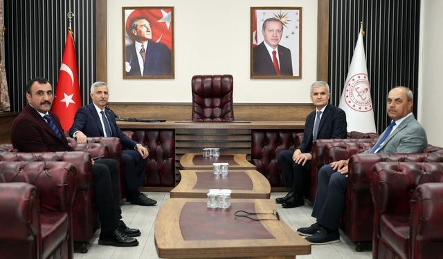 Vali Ünlüer’den İl Millî Eğitim Müdürü Akpınar’a Ziyaret