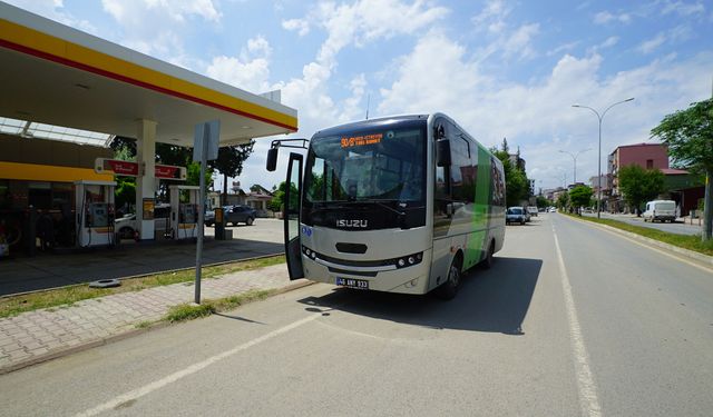 Büyükşehir’den İlçelere 5 Yeni Otobüs