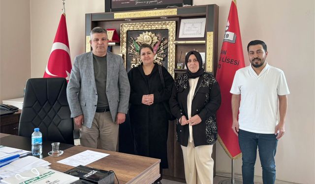 Yeşil Afşin Gazetesi’nden Afşin Anadolu Lisesi’ne Ziyaret