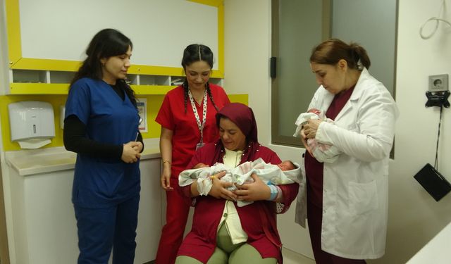 10 Yıllık Hasret Üçüz Bebek Sevinciyle Taçlandı