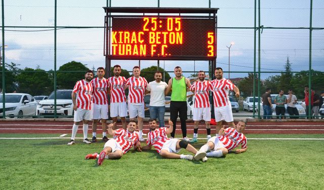 Afşin Futbol Turnuvası’nda Kıraç Beton Finale Yükseldi