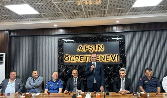 Afşin Kaymakamı Muammer Sarıdoğan’a Veda Programı Düzenlendi
