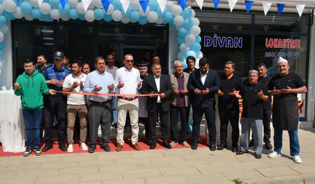 Afşin’de Divan Lokantası Dualarla Hizmete Açıldı