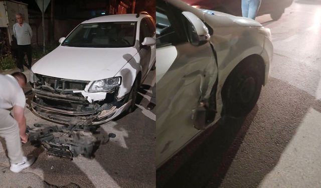 Afşin’de Trafik Kazası: İki Araç Çarpıştı