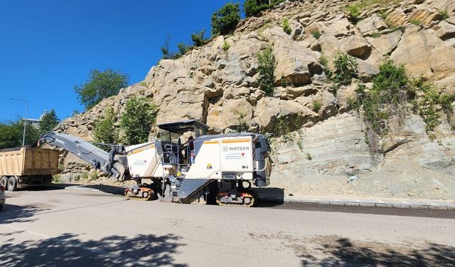 Andırın’ın Ana Arteri Göksun Caddesi Baştan Sona Yenileniyor