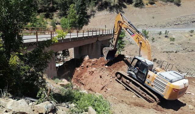 Büyükşehir’den Bertiz’in Ulaşımına Güç Katacak Yeni Bir Köprü Daha