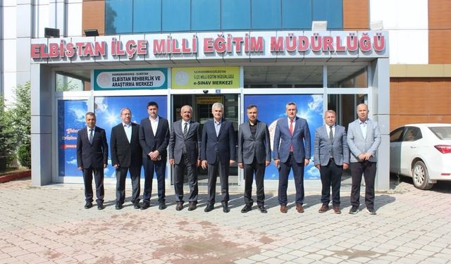 İl Millî Eğitim Müdürü Akpınar’dan Elbistan’da Eğitim İncelemeleri