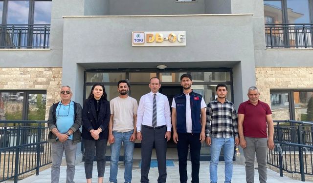 Kaymakam Sarıdoğan’dan TOKİ 4. Etap Konutları ve Cami İnşaatına Ziyaret