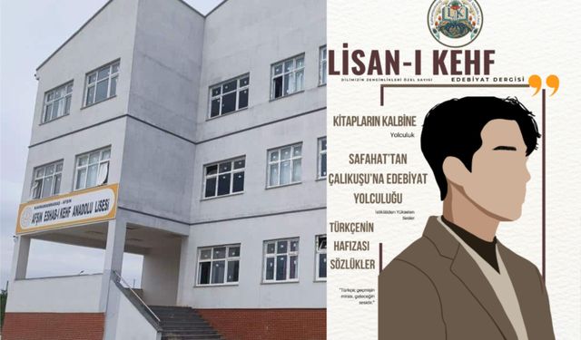 “Lisanı Kehf Edebiyat Dergisi” İl Birincisi Oldu