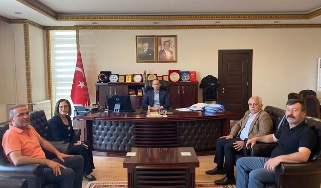 MHP Afşin İlçe Teşkilatından Kaymakam Sarıdoğan’a Ziyaret