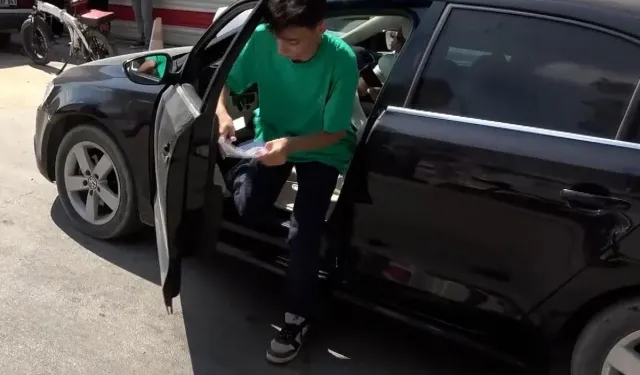 Sınava 1 dakika kala yetişti ama unuttuğu bir şey vardı