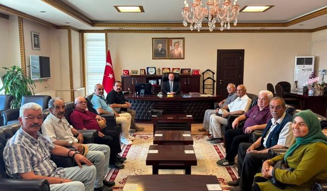 Afşin Halk Ozanları Derneği'nden Kaymakam Arslantürk'e Hayırlı Olsun Ziyareti