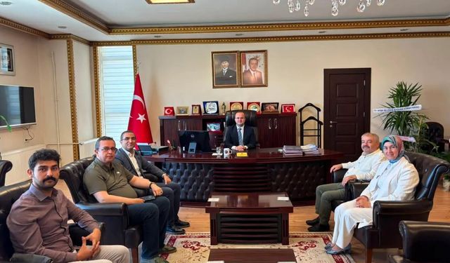 Afşin Kültür Sanat Derneği'nden Kaymakam Arslantürk'e Hayırlı Olsun Ziyareti