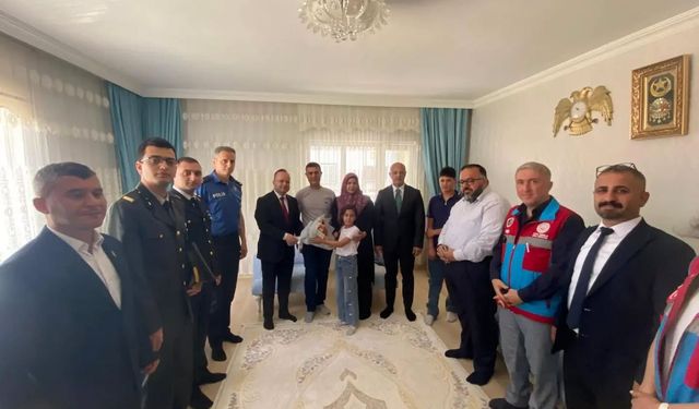 Afşin'de 15 Temmuz Kapsamında Şehit Ailesi ve Gaziye Anlamlı Ziyaret