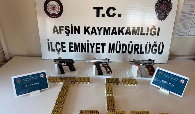Afşin'de Düğün Magandalarına Operasyon: Ruhsatsız Silah Ele Geçirildi