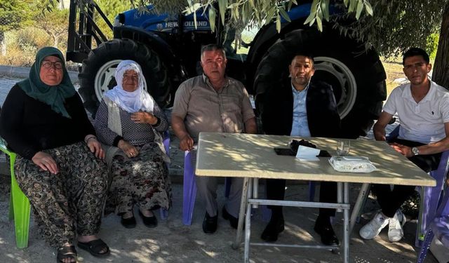 AK Parti Afşin Teşkilatı'ndan Çağılhan Mahalle Muhtarına Ziyaret