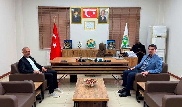 Başkan Kıraç, Elbistan Kaymakamı Demirel'i Ağırladı