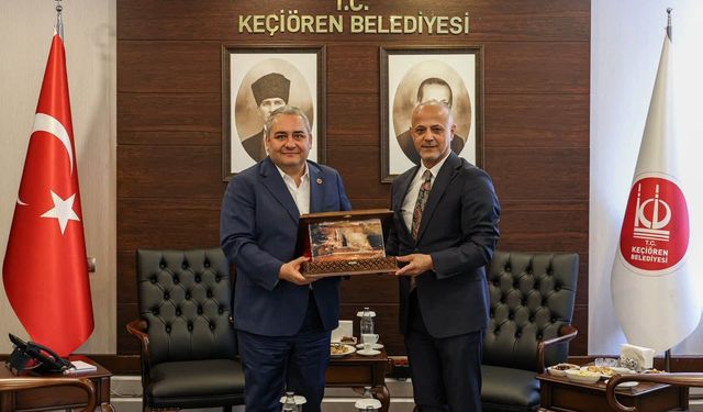 Başkanı Kıraç’tan, Keçiören Belediye Başkanı Özarslan’a Ziyaret