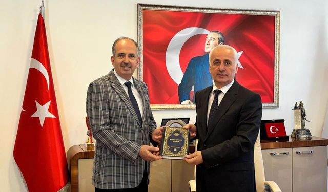 İl Müftüsü Dr. Güller’den İl Defterdarı Erol’a İade-i Ziyaret