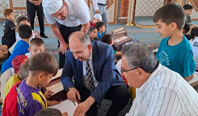 İl Müftüsü Güller, Yaz Kur’an Kurslarının Açılış Programlarına Katıldı