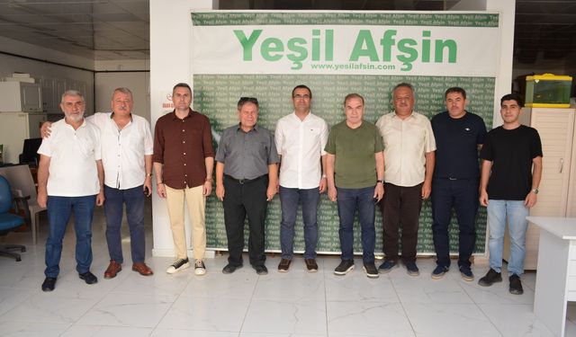Kahramanmaraş Büyükşehir Gazeteciler Cemiyeti'nden Yeşil Afşin’e Ziyaret