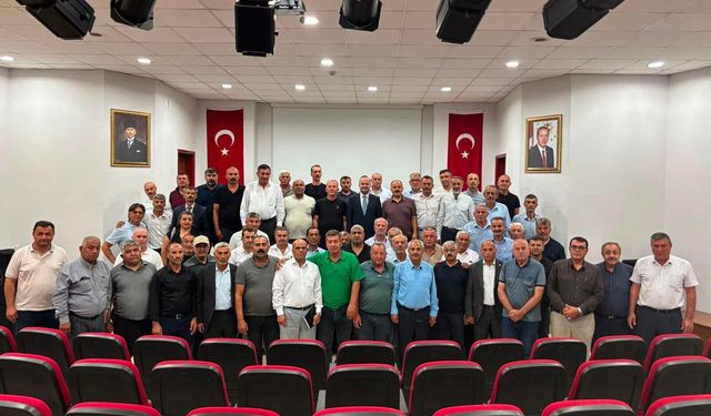 Kaymakam Arslantürk, Mahalle Muhtarlarıyla Bir Araya Geldi