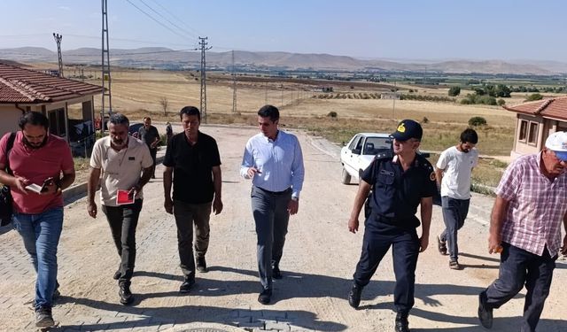 Kaymakam Demirel, Kırsal Afet Konutlarında İncelemelerde Bulundu