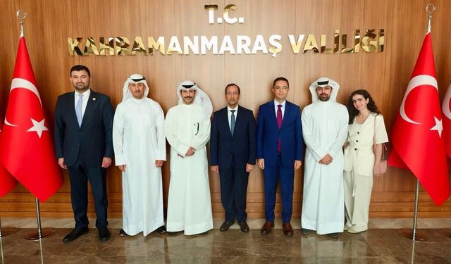 Kuveyt Büyükelçisi Mohammad Al-Shabo'dan Kahramanmaraş Valiliğine Ziyaret