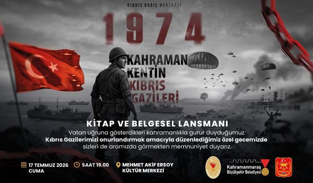 Kahramanmaraşlı Kıbrıs Gazilerinin Hatıraları Kitap ve Belgeselle Geleceğe Taşınıyor