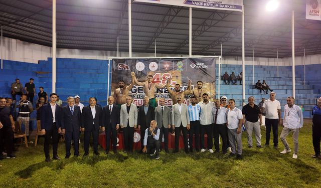 48. Geleneksel Eshab-ı Kehf Karakucak Güreş Festivali Afşin’de Coşkuyla Tamamlandı