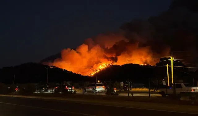 Fethiye’de korkutan orman yangını! “Nefes” gece havalandı, alevler kontrol altına alındı
