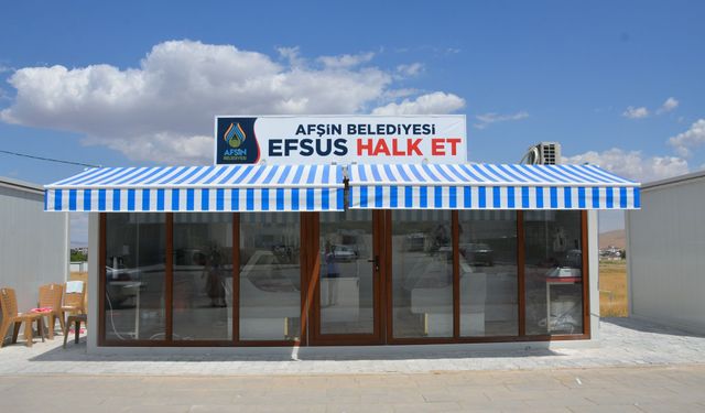 Afşin Belediyesi Efsus Halk Et’te Uygun Fiyatlı Et Satışı Başladı