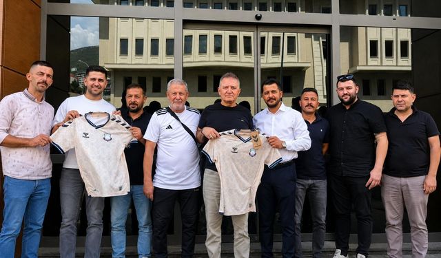 Afşin Spor’dan İş İnsanı Musa Özkök’e Teşekkür Ziyareti
