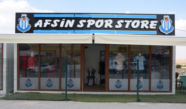 Afşin Spor Store Hizmete Açıldı: Afşin Spor Ürünleri Taraftarlarla Buluşuyor