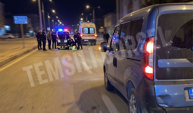 Afşin’de Dur İhtarına Uymayan Alkollü Sürücü Trafik Polisine Çarptı