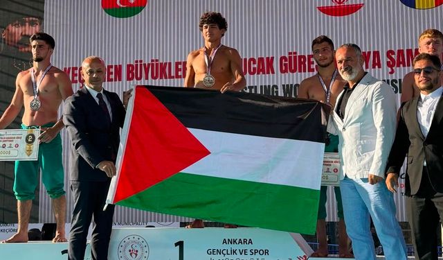 Afşin’den Keçiören’deki Er Meydanına Filistin Mesajı