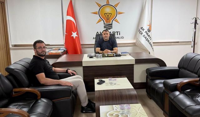 AKEDAŞ Müdürü Atakan’dan AK Parti Afşin İlçe Başkanlığı’na Ziyaret