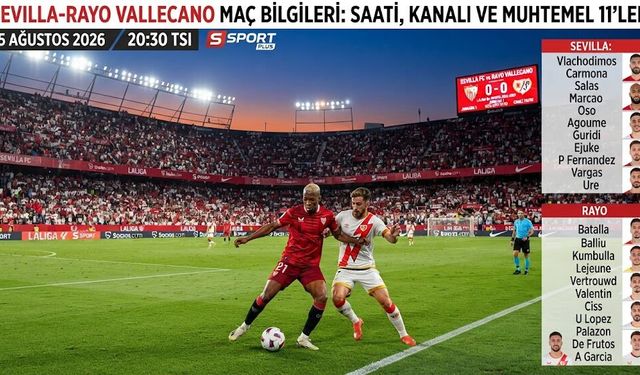 Sevilla-Rayo Vallecano Maçı Ne Zaman, Saat Kaçta, Hangi Kanalda? Muhtemel 11’ler