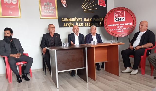 Milletvekili Ali Öztunç’tan Afşin’de Birlik ve Dayanışma Mesajı