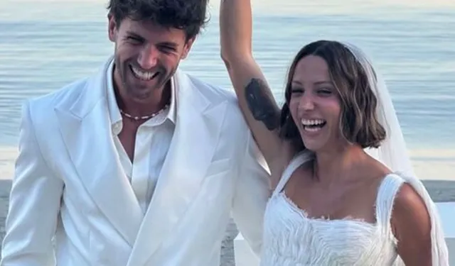 Zeynep Bastık ile Serkay Tütüncü evlendi! Çeşme’de görkemli düğün