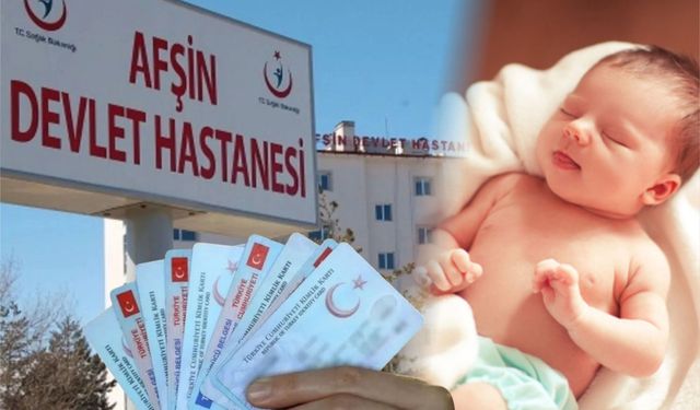 Afşin Devlet Hastanesi’nde Yeni Doğan Bebekler İçin Kimlik Kolaylığı